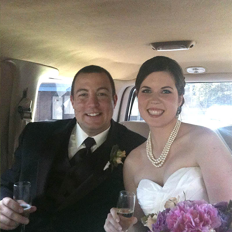 A couple that was married by Robin Gaige